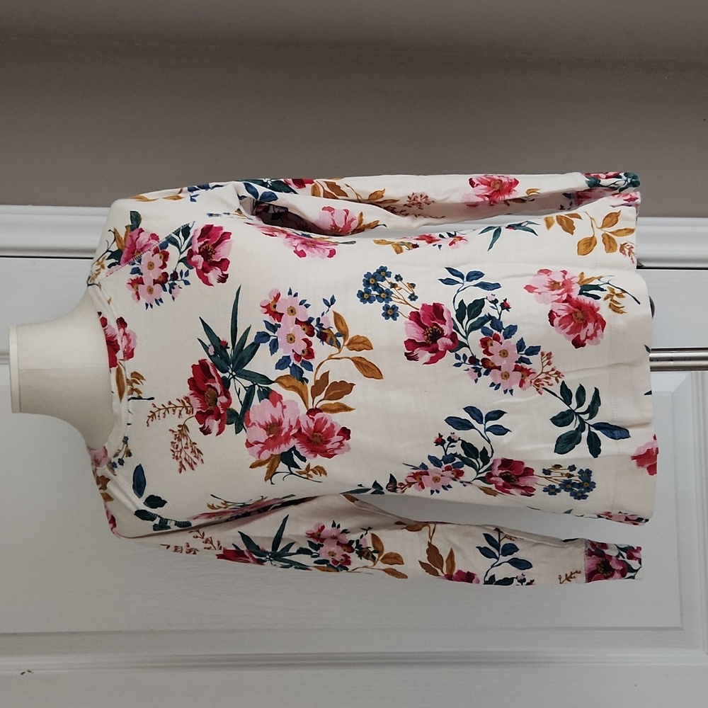LOFT floral print top